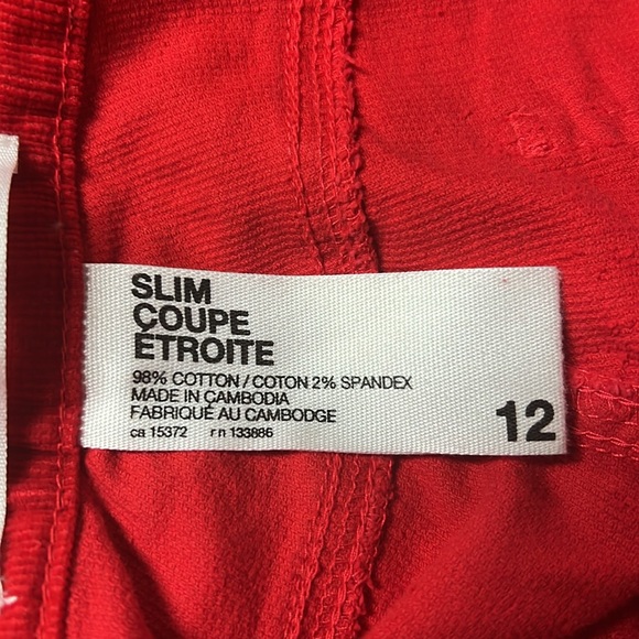 Joe Fresh for JCPenny Slim Coupe Etroite Corduroy Pant - Picture 4 of 6